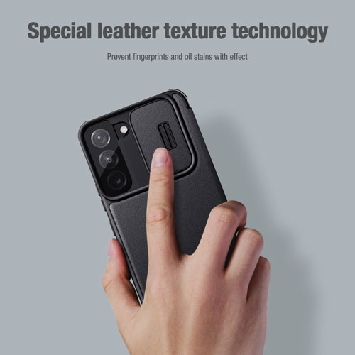 کیف نیلکین (چرم + پارچه) سامسونگ Qin Pro Leather Case Galaxy S22