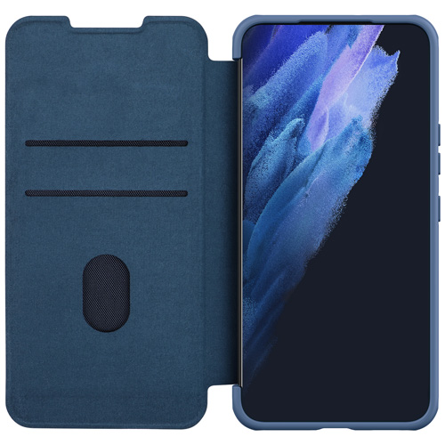کیف نیلکین (چرم + پارچه) سامسونگ Qin Pro Leather Case Galaxy S22 Ultra