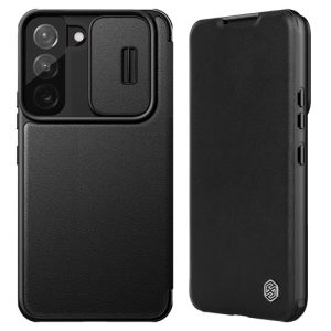 کیف نیلکین (چرم + پارچه) سامسونگ Qin Pro Leather Case Galaxy S22 Plus