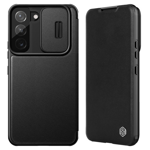 کیف نیلکین (چرم + پارچه) سامسونگ Qin Pro Leather Case Galaxy S22 Plus