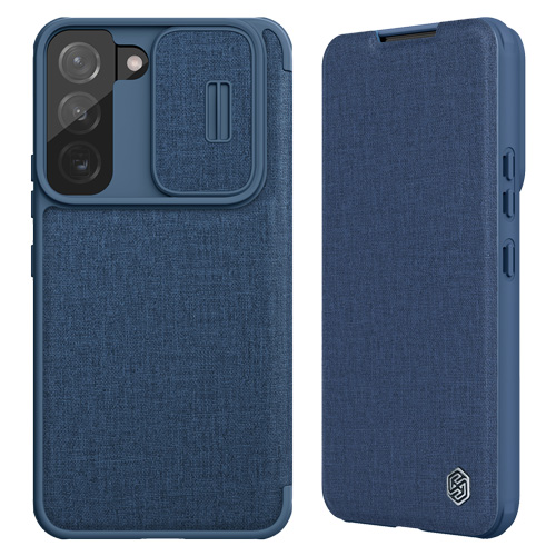 کیف نیلکین (چرم + پارچه) سامسونگ Qin Pro Leather Case Galaxy S22 Plus
