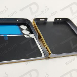 گارد طرح ماربل طلایی سامسونگ Galaxy Z Flip3 مارک GKK