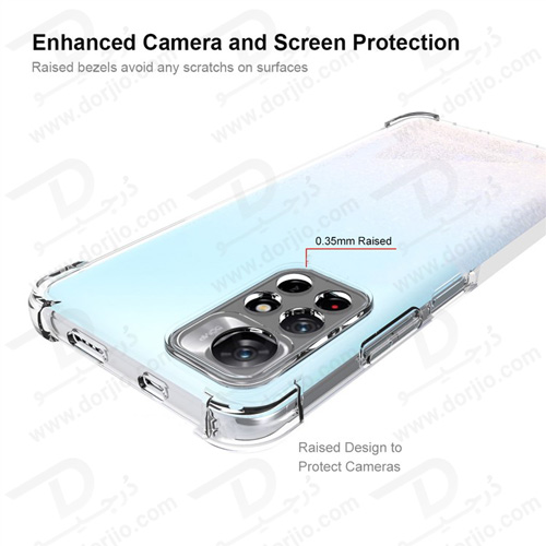 گارد ژله ای شفاف ضد ضربه فول کاور شیائومی Poco M4 Pro