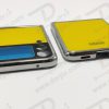 فلیپ کیس سامسونگ Galaxy Z Flip3 مارک GKK رنگ زرد فریم نقره ای