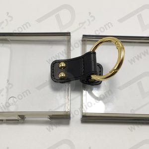 کریستال کاور فریم ژله‌ای دودی سامسونگ Galaxy Z Flip3 مارک GKK مدل اولترا رینگ