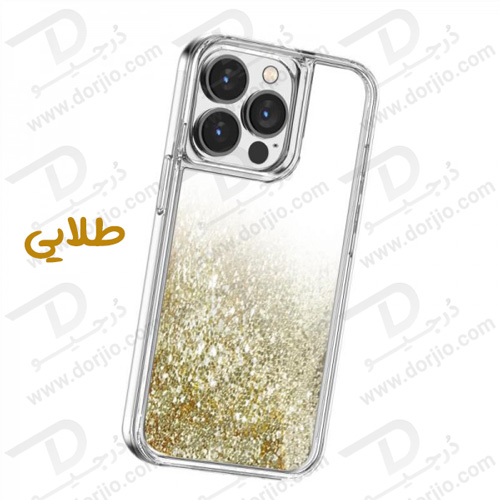قاب محافظ اکلیلی iPhone 13 Pro مدل Green Lion 3D Glitter Resin
