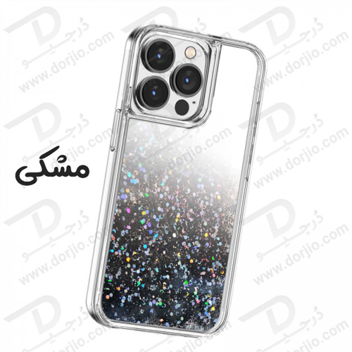 قاب محافظ اکلیلی iPhone 13 Pro مدل Green Lion 3D Glitter Resin