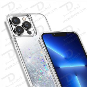 قاب محافظ اکلیلی iPhone 13 Pro مدل Green Lion 3D Glitter Resin