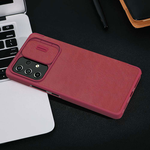 کیف چرمی نیلکین سامسونگ Qin Pro Leather Case Galaxy A73 5G
