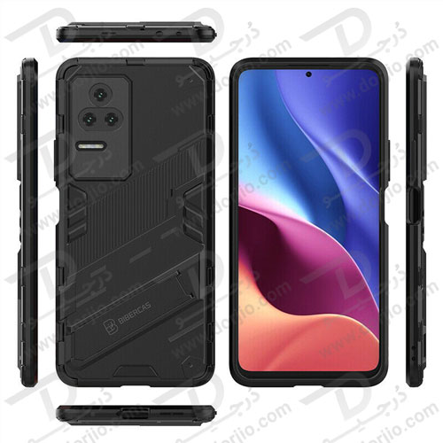 گارد ضد ضربه استند دار شیائومی Redmi K40S مارک BIBERCAS