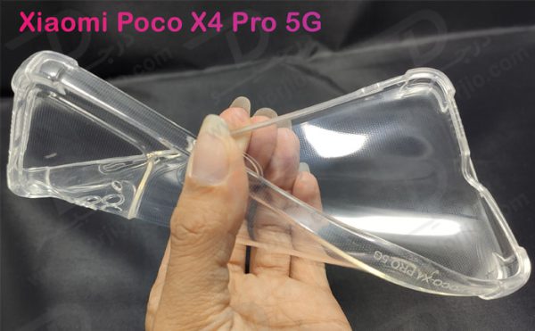گارد ژله ای شفاف بامپر دار با پوشش دوربین شیائومی Poco X4 Pro 5G
