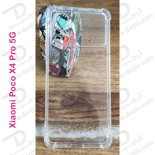 گارد ژله ای شفاف بامپر دار با پوشش دوربین شیائومی Poco X4 Pro 5G