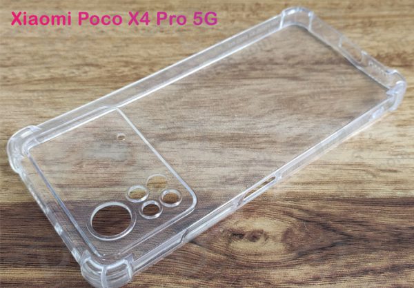 گارد ژله ای شفاف بامپر دار با پوشش دوربین شیائومی Poco X4 Pro 5G