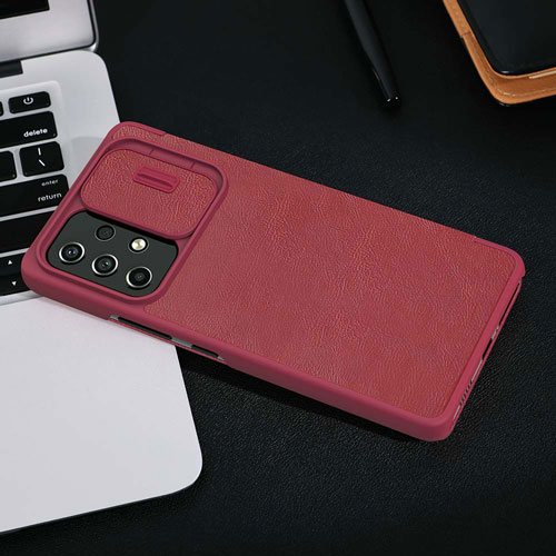 کیف چرمی نیلکین سامسونگ Qin Pro Leather Case Galaxy A53 5G