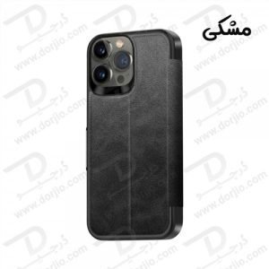 فلیپ کاور چرمی iPhone 13 Pro مدل Green PU Leather Wallet Folio