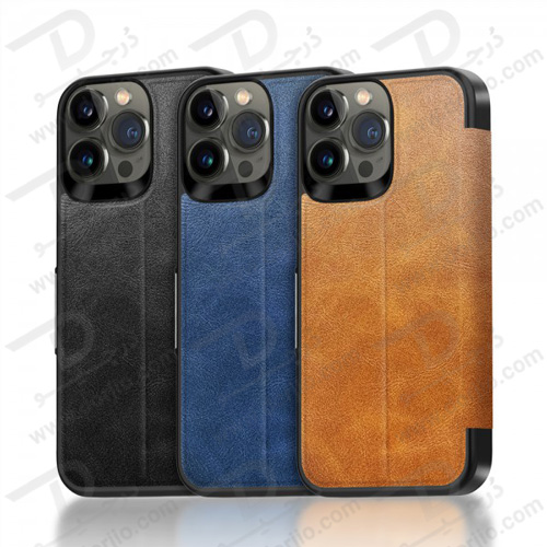 فلیپ کاور چرمی iPhone 13 Pro Max مدل Green PU Leather Wallet Folio