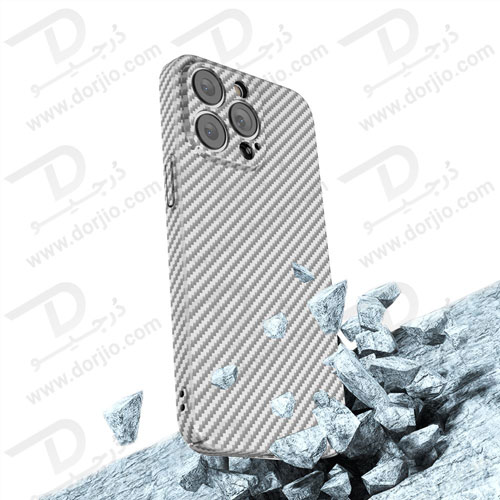 قاب محافظ فیبر کربن iPhone 13 Pro مدل Green Lion Carbon Fiber