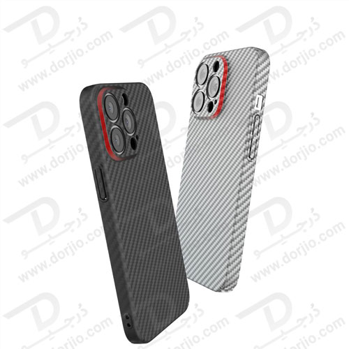 قاب محافظ فیبر کربن iPhone 13 Pro مدل Green Lion Carbon Fiber