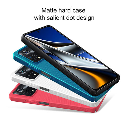 قاب محافظ نیلکین شیائومی Super Frosted Shield Poco X4 Pro 5G