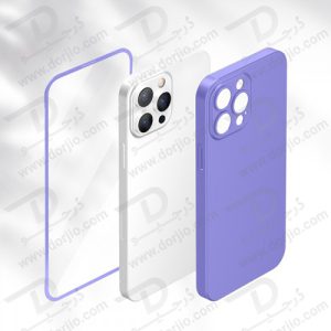 قاب و گلس شفاف iPhone 13 Pro Max مدل Green 360 Carsaca Plus Case with HD Glass