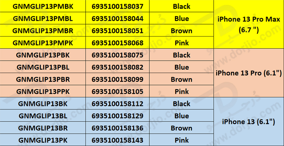 قاب چرمی مگنتی iPhone 13 مدل Green Luju MagSafe Leather