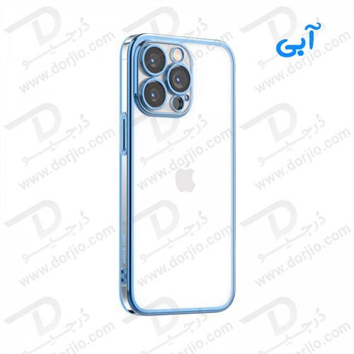 قاب ژله ای فریم رنگی iPhone 13 Pro مدل Green Mars Electroplating TPU