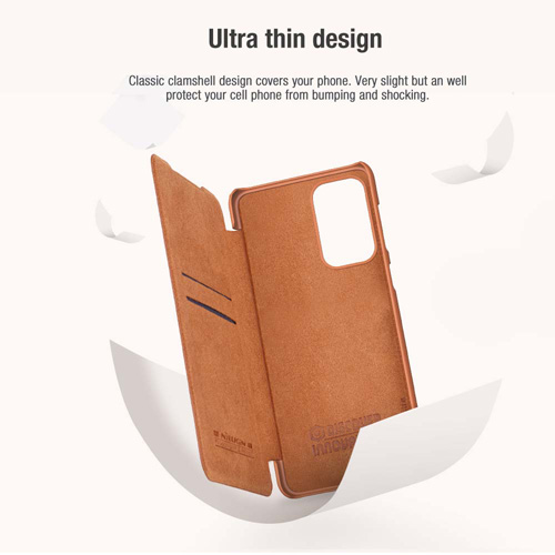 کیف چرمی نیلکین سامسونگ Qin Pro Leather Case Redmi K50-K50 Pro