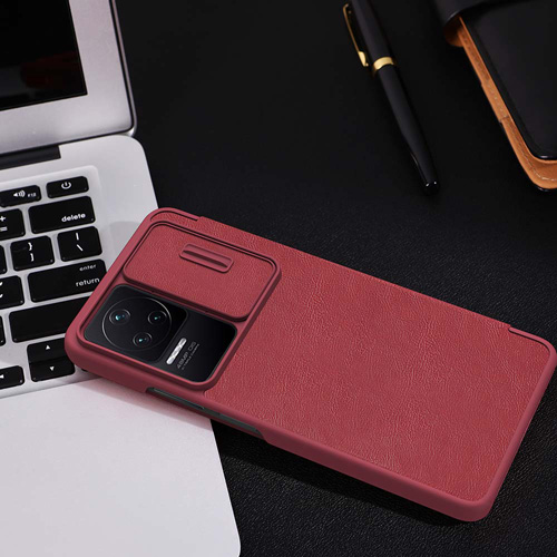 کیف چرمی نیلکین سامسونگ Qin Pro Leather Case Redmi K50-K50 Pro