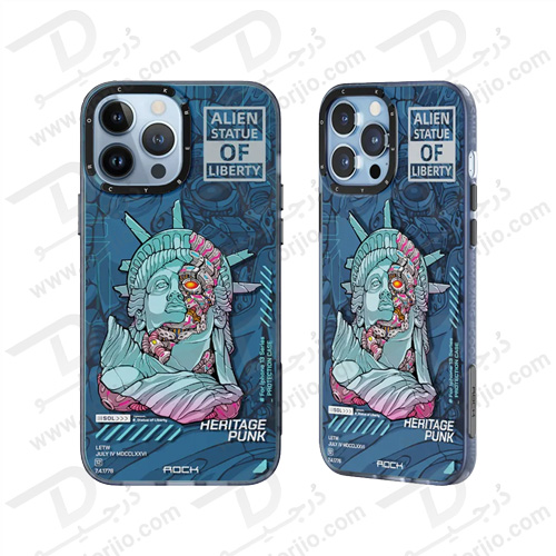 گارد اصلی ROCK آیفون 13 پرو مکس مدل Statue of Liberty