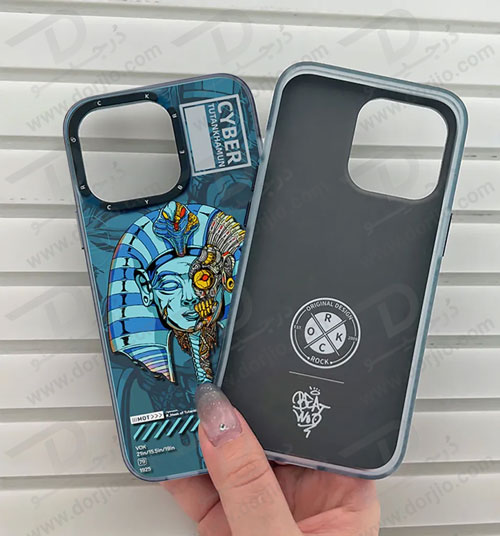 گارد اصلی ROCK آیفون 13 پرو مکس مدل Tutankhamun