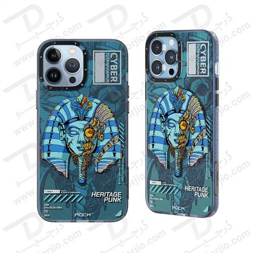 گارد اصلی ROCK آیفون 13 پرو مکس مدل Tutankhamun