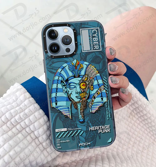 گارد اصلی ROCK آیفون 13 پرو مکس مدل Tutankhamun