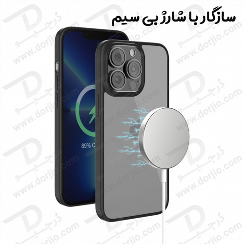 گارد هیبریدی پلاس شفاف iPhone 13 Pro مدل Green Hybrid Plus HD