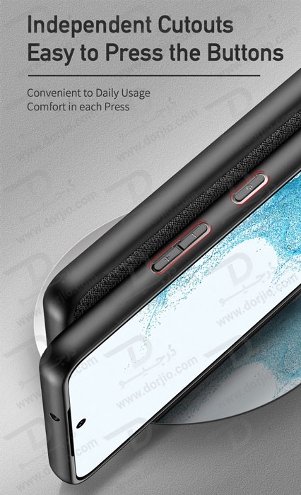 گارد پارچه‌ای گوشی گلکسی اس 22 پلاس برند DUX DUCIS سری FINO