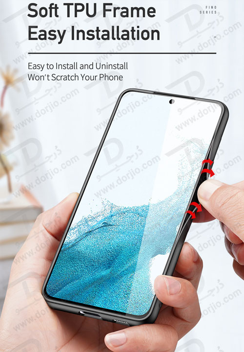 گارد پارچه‌ای گوشی گلکسی اس 22 پلاس برند DUX DUCIS سری FINO
