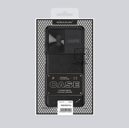 گارد چرمی کمشیلد نیلکین شیائومی CamShield Leather Case Redmi K40S