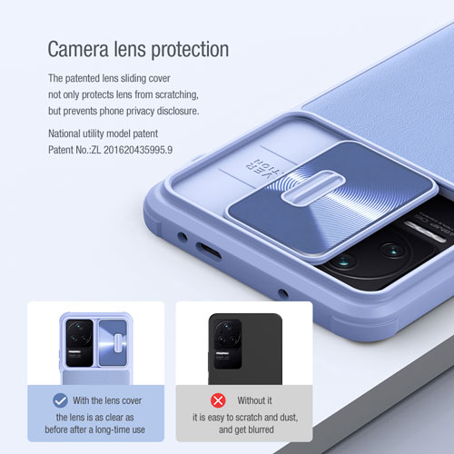 گارد چرمی کمشیلد نیلکین شیائومی CamShield Leather Case Redmi K40S