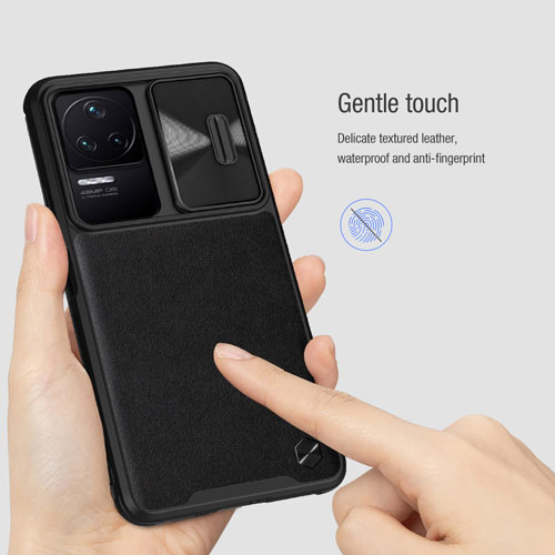 گارد چرمی کمشیلد نیلکین شیائومی CamShield Leather Case Redmi K40S