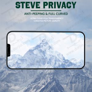 گلس حریم شخصی گرین iPhone 13 Pro مدل 9H Steve Privacy Full Glass