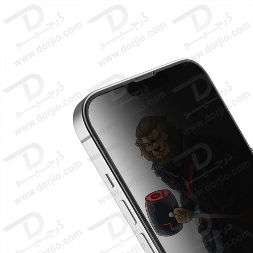 گلس حریم شخصی iPhone 13 مدل Green 3D Forte Privacy Glass Full Curved