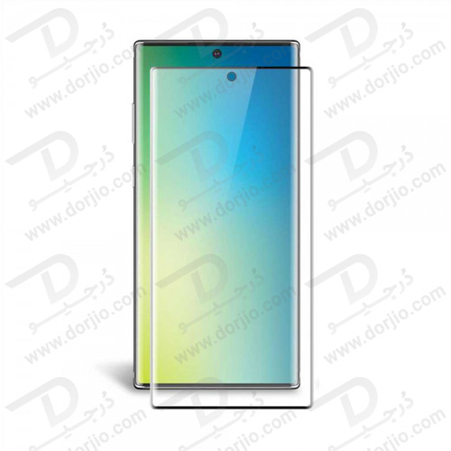 گلس دور چسب سامسونگ Galaxy S22 Ultra مدل Green 3D Curved Edge Glue Glass