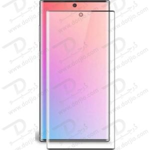 گلس دور چسب سامسونگ Galaxy S22 Ultra مدل Green 3D Curved Edge Glue Glass