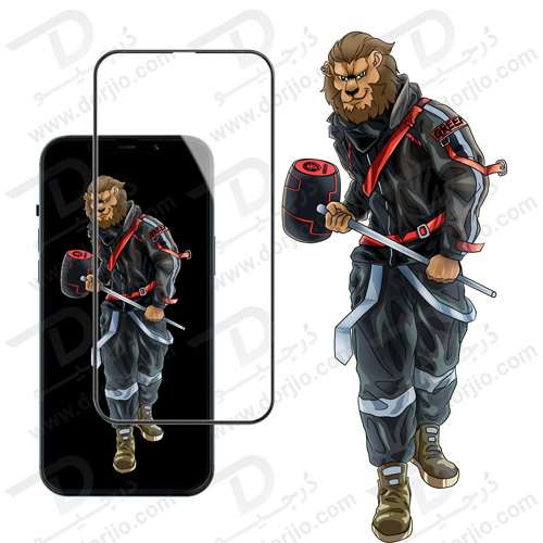 گلس شفاف گرین iPhone 12 مدل 3D Forte HD Glass Full Curved