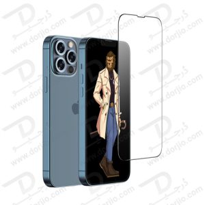 گلس شیشه ای iPhone 13 مدل Green 3D Curved Tempered Glass