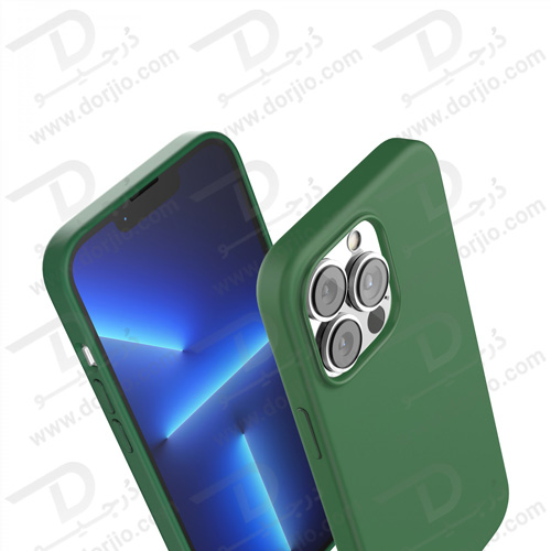 قاب سیلیکونی مگنتی iPhone 13 Pro مدل Green Lusso MagSafe 360 Silicone