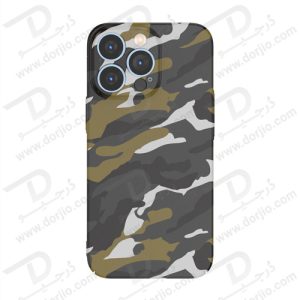 قاب محافظ طرح چریکی iPhone 13 Pro مدل Green Lion PC Camouflage