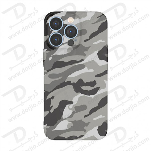 قاب محافظ طرح چریکی iPhone 13 Pro مدل Green Lion PC Camouflage