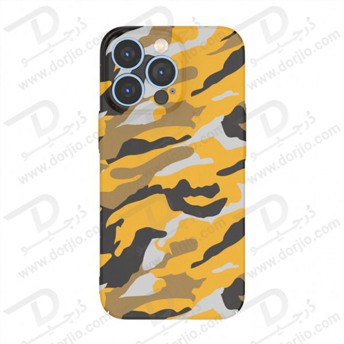 قاب محافظ طرح چریکی iPhone 13 Pro مدل Green Lion PC Camouflage