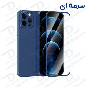 قاب و گلس شفاف iPhone 13 Pro مدل Green 360 Carsaca Plus Case with HD Glass