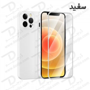 قاب و گلس شفاف iPhone 13 Pro مدل Green 360 Carsaca Plus Case with HD Glass